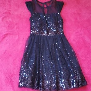 Blue special occasion dress